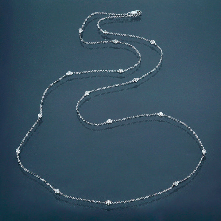Diamond station necklace ｜ PD03558