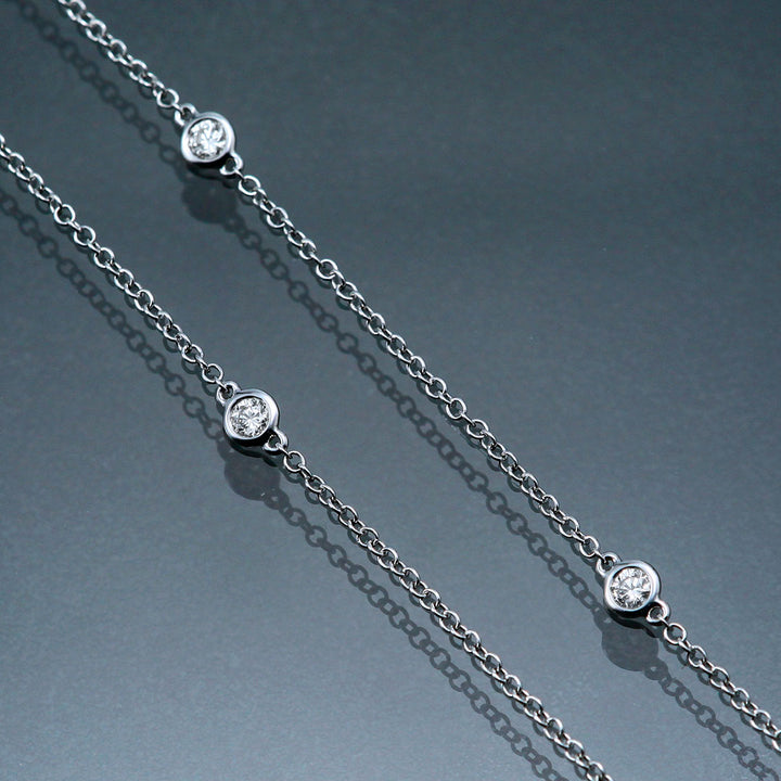 Diamond station necklace ｜ PD03558