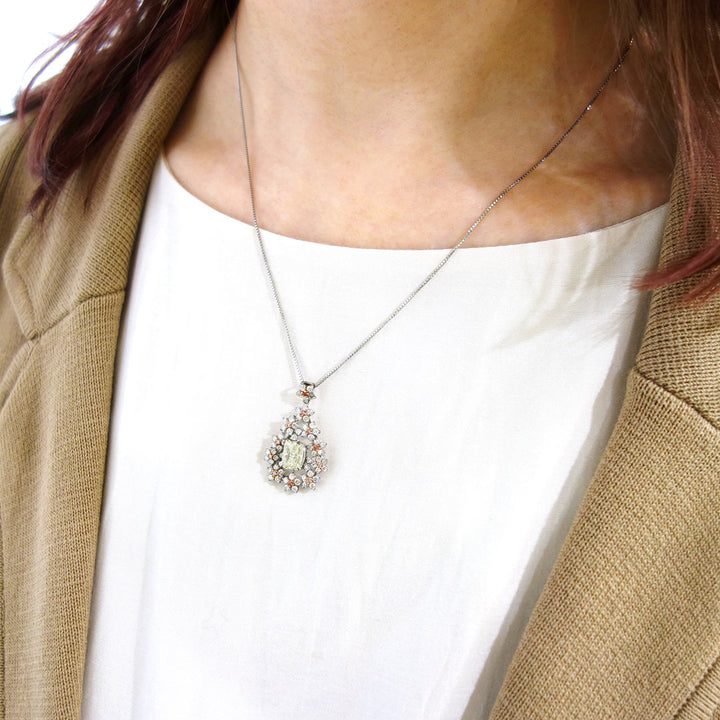 Diamond Necklace | PD03590 (1.602ct/M/SI2/Cushion Cut)