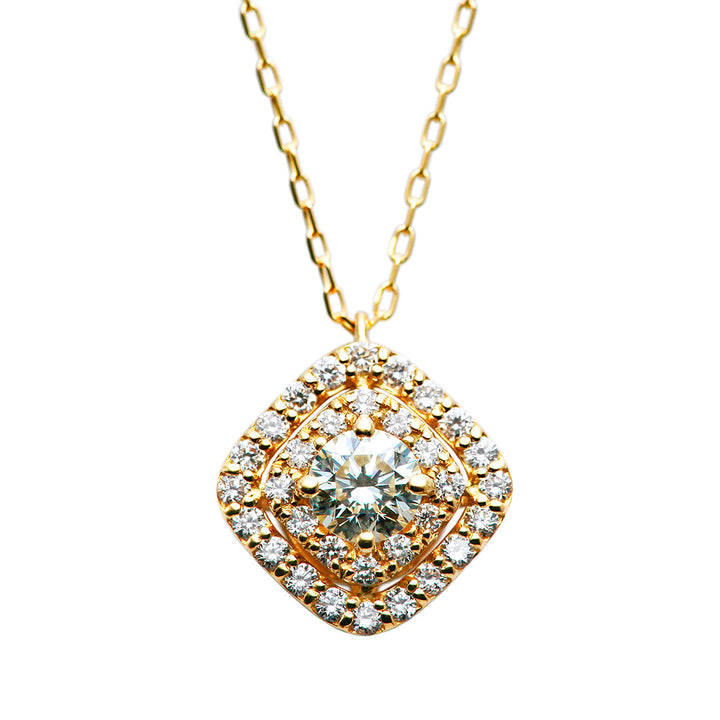 Diamond Halo Design Necklace | PD03604 (0.214ct/M/SI2/VG)