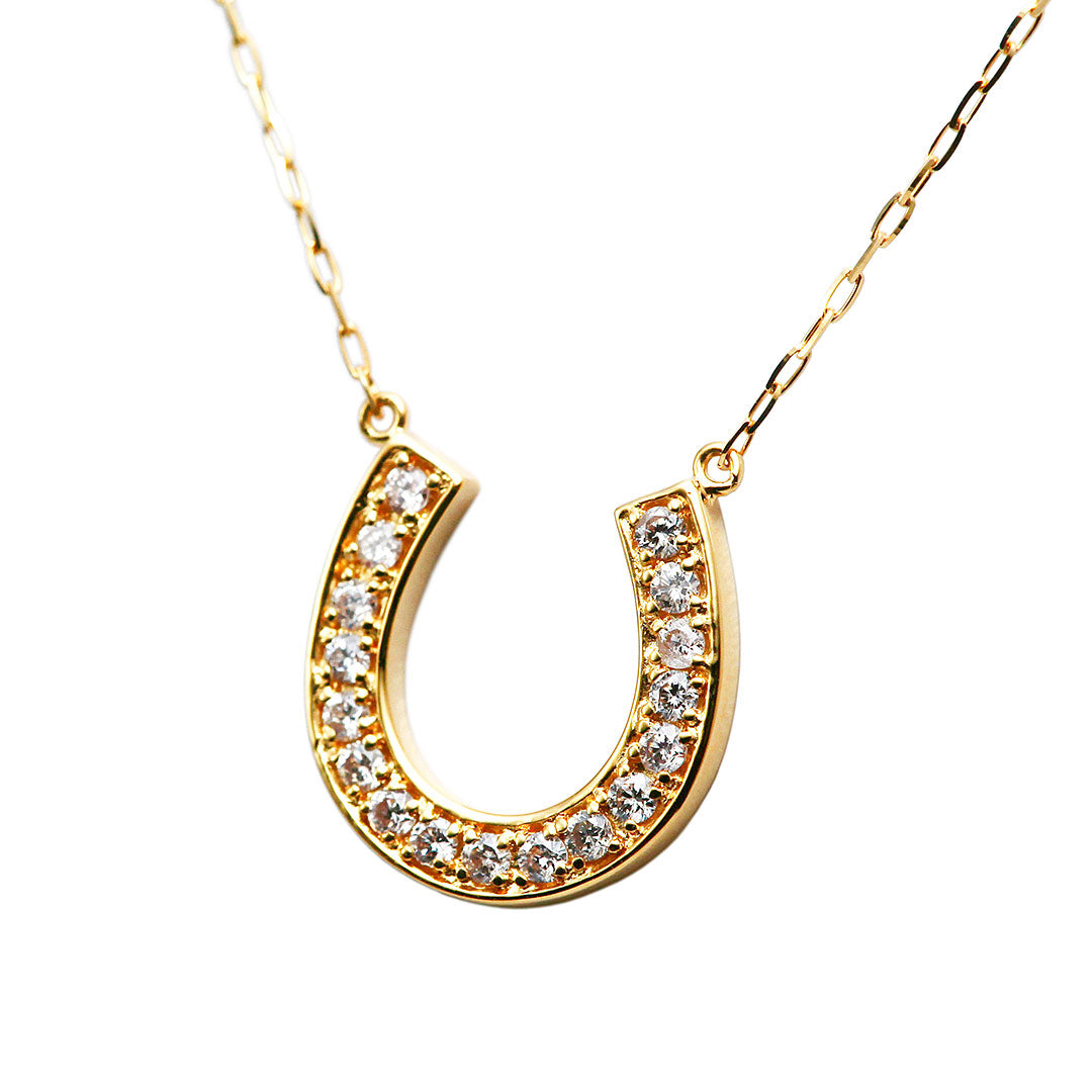 Horseshoe diamond necklace ｜ PD03616