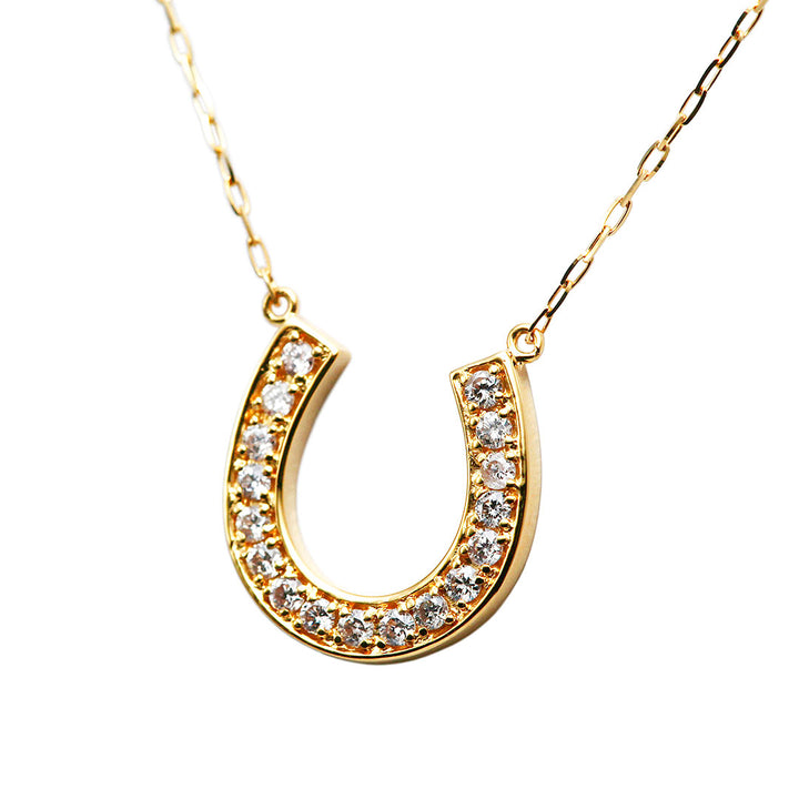 Horseshoe diamond necklace ｜ PD03616