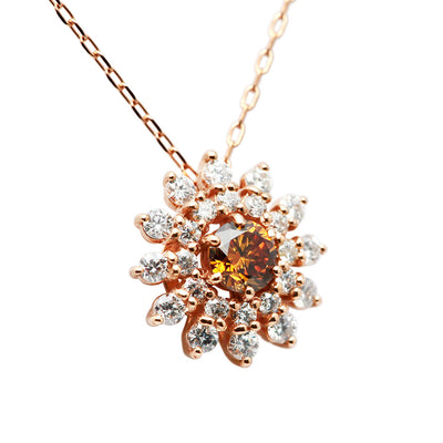Yellow diamond necklace ｜ PD03642