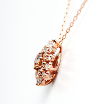 Yellow diamond necklace ｜ PD03642