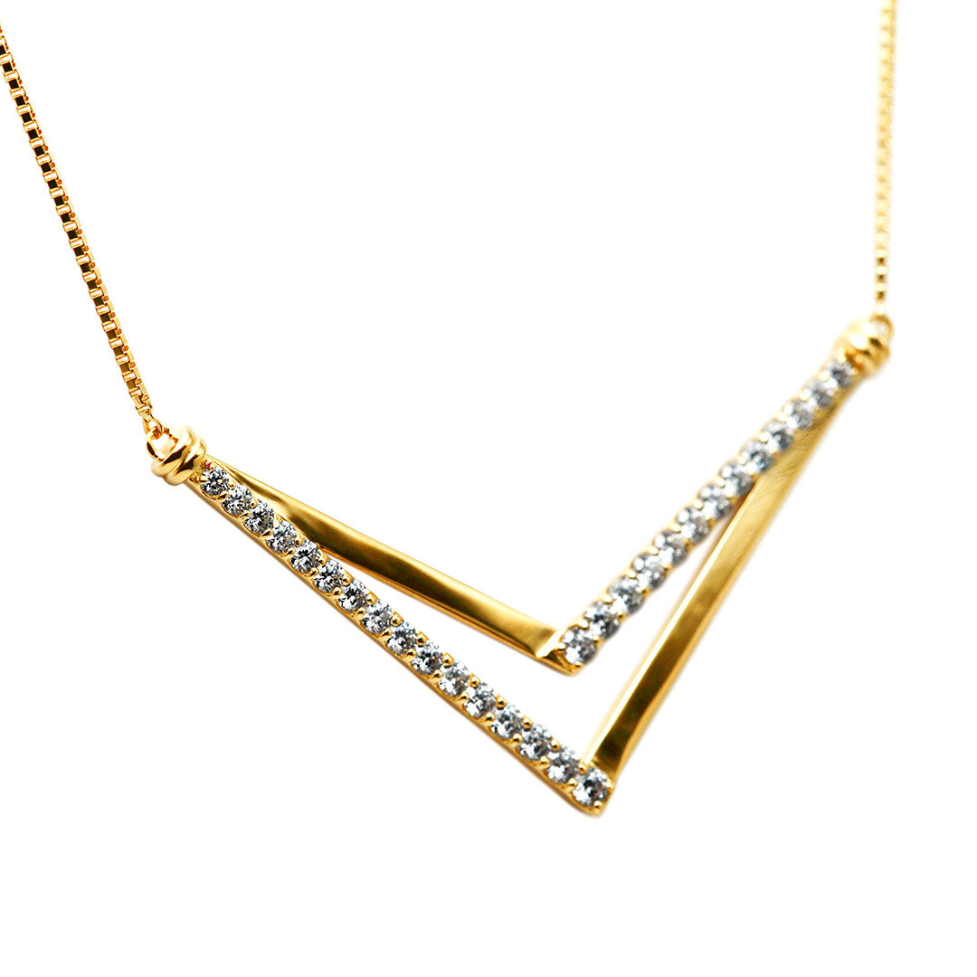 Diamond middle necklace ｜ PD03735