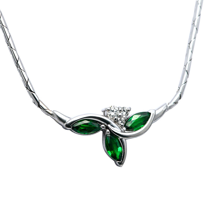 Green garnet necklace ｜ PX05362