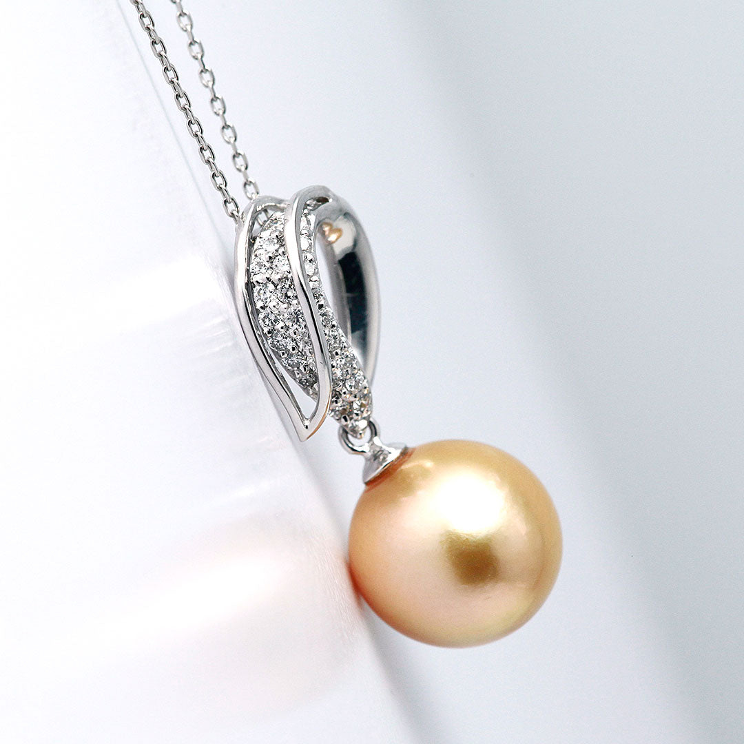 <tc>South Sea Golden Pearl Pendant Necklace ｜ PX05363</tc>
