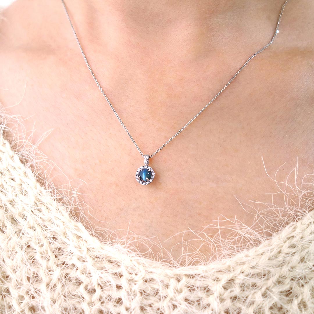 Alexandrite cat's eye necklace ｜ PX05385