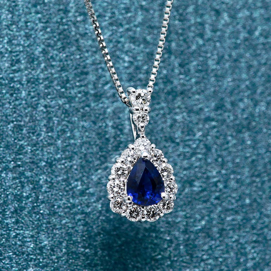 <tc>Royal blue Sapphire Necklace ｜ PX05403</tc>