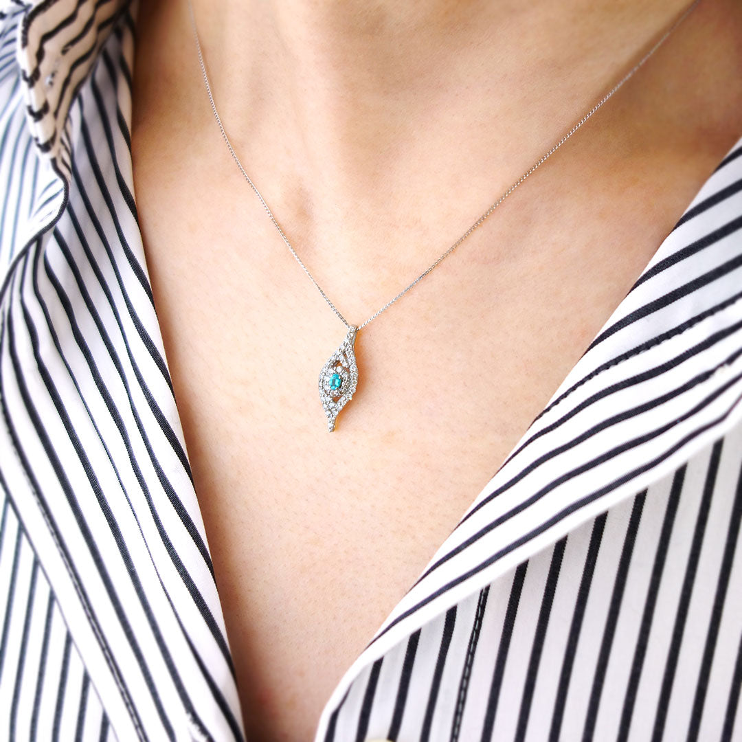 Paraiba tourmaline necklace ｜ PX05406