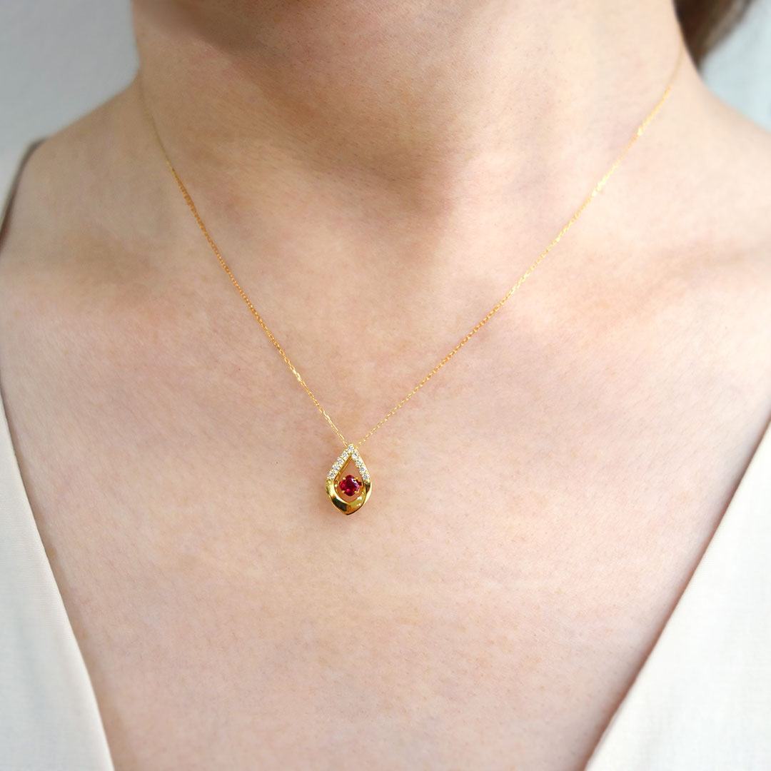 ルビー ネックレス ｜ PX05407