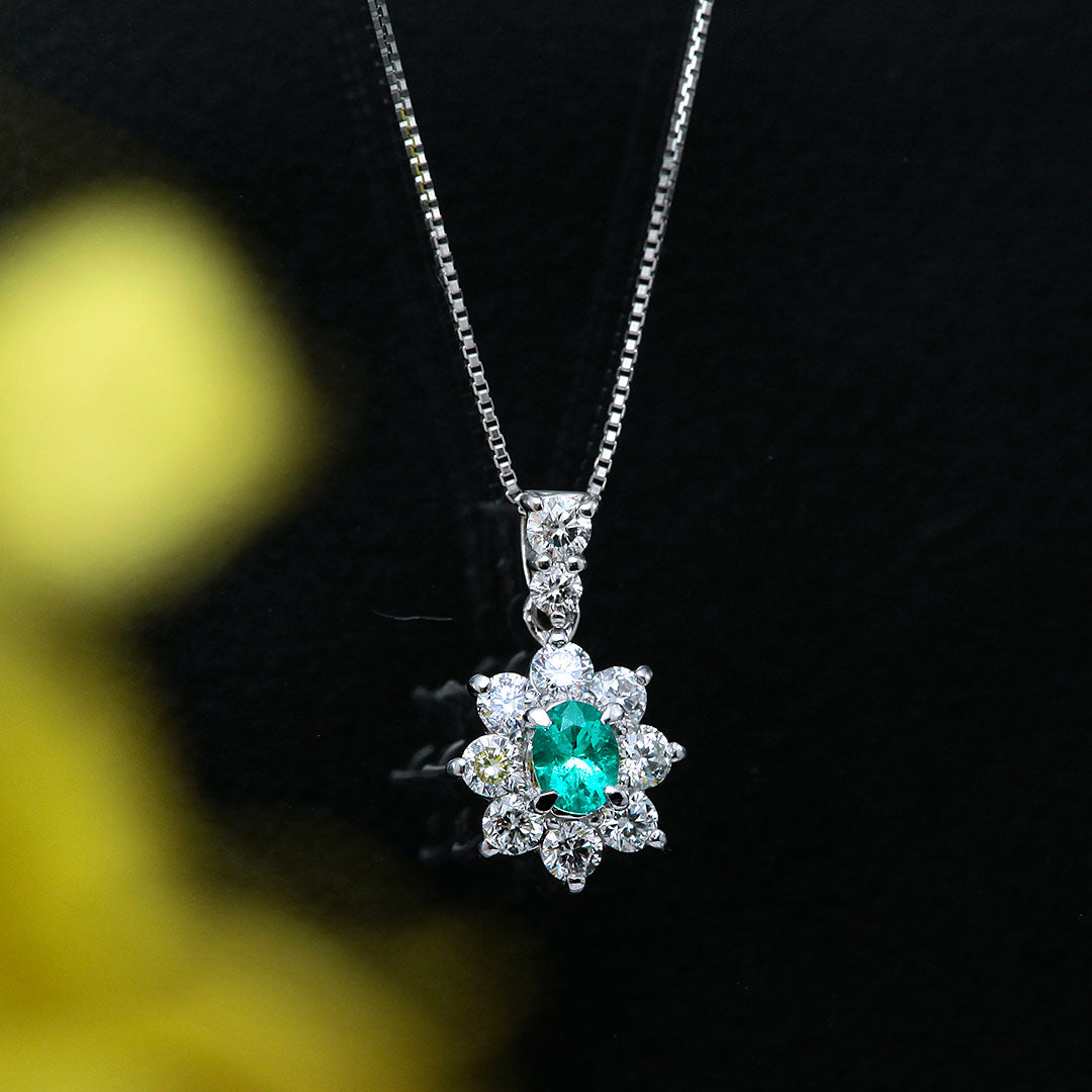 Paraiba tourmaline necklace ｜ PX05415