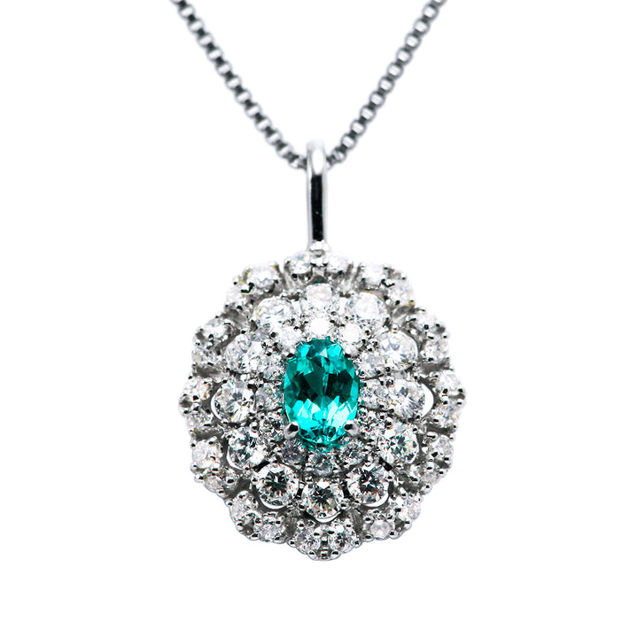 パライバトルマリン チャーム 約3.05cm ０．１１６カラット 世界最大のフローレスなパライバ・トルマリンがボナムズ香港の