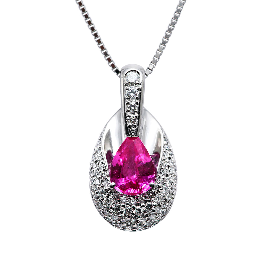 Pink Sapphire Necklace | PX05444