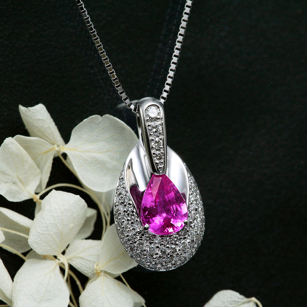 Pink Sapphire Necklace | PX05444