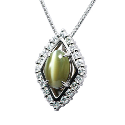 Chrysoberyl cat's eye necklace ｜ PX05448