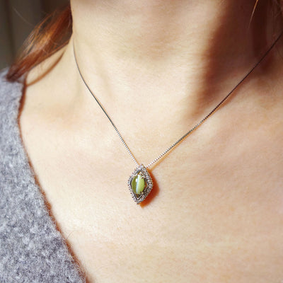 Chrysoberyl cat's eye necklace ｜ PX05448