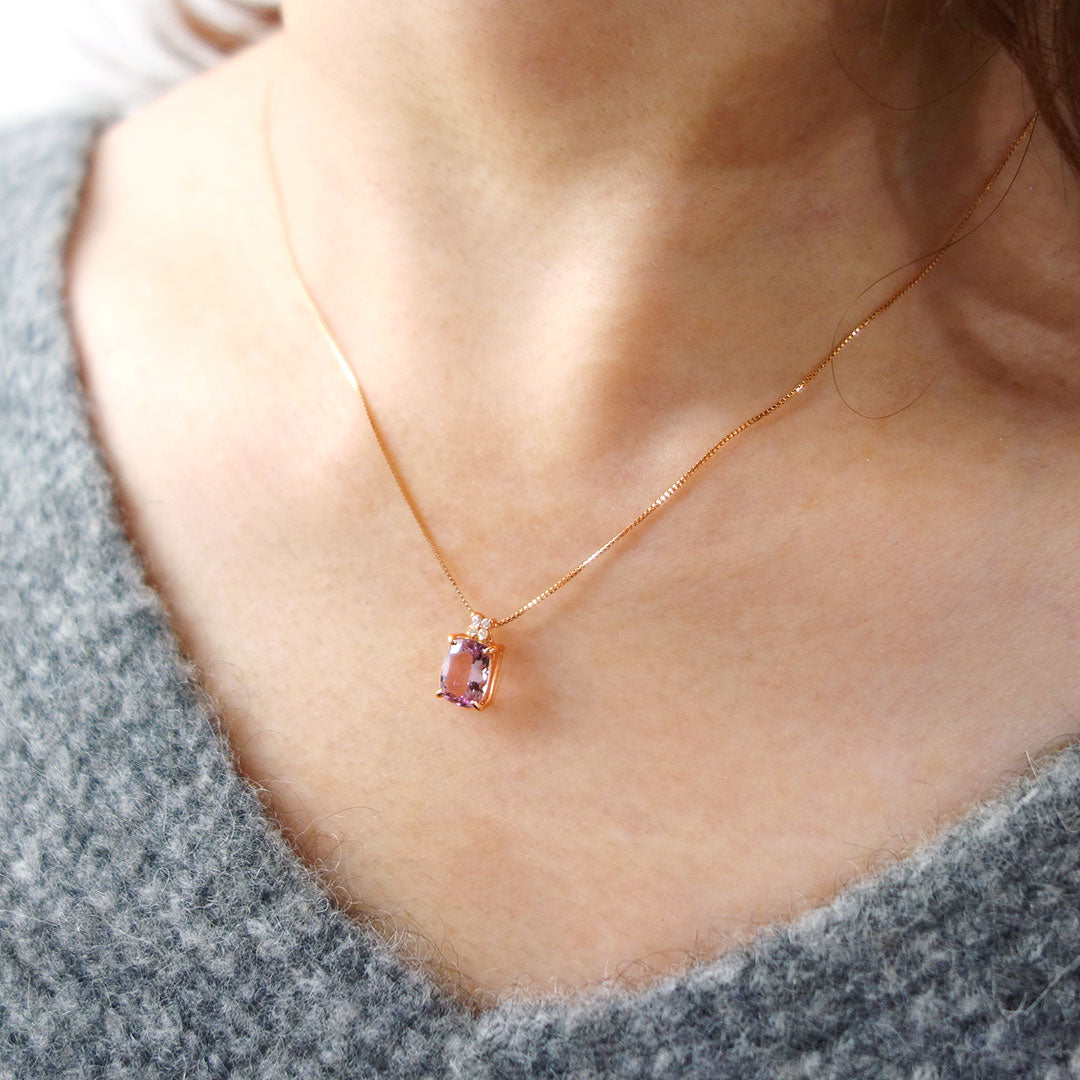Morganite necklace ｜ PX05456