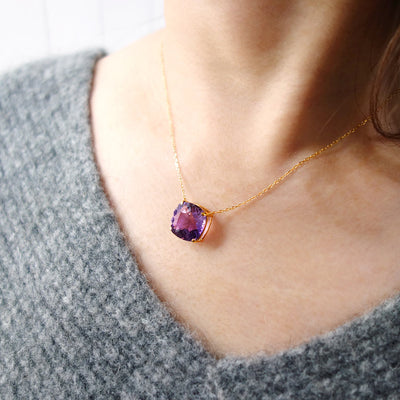 Amethyst necklace ｜ PX05461