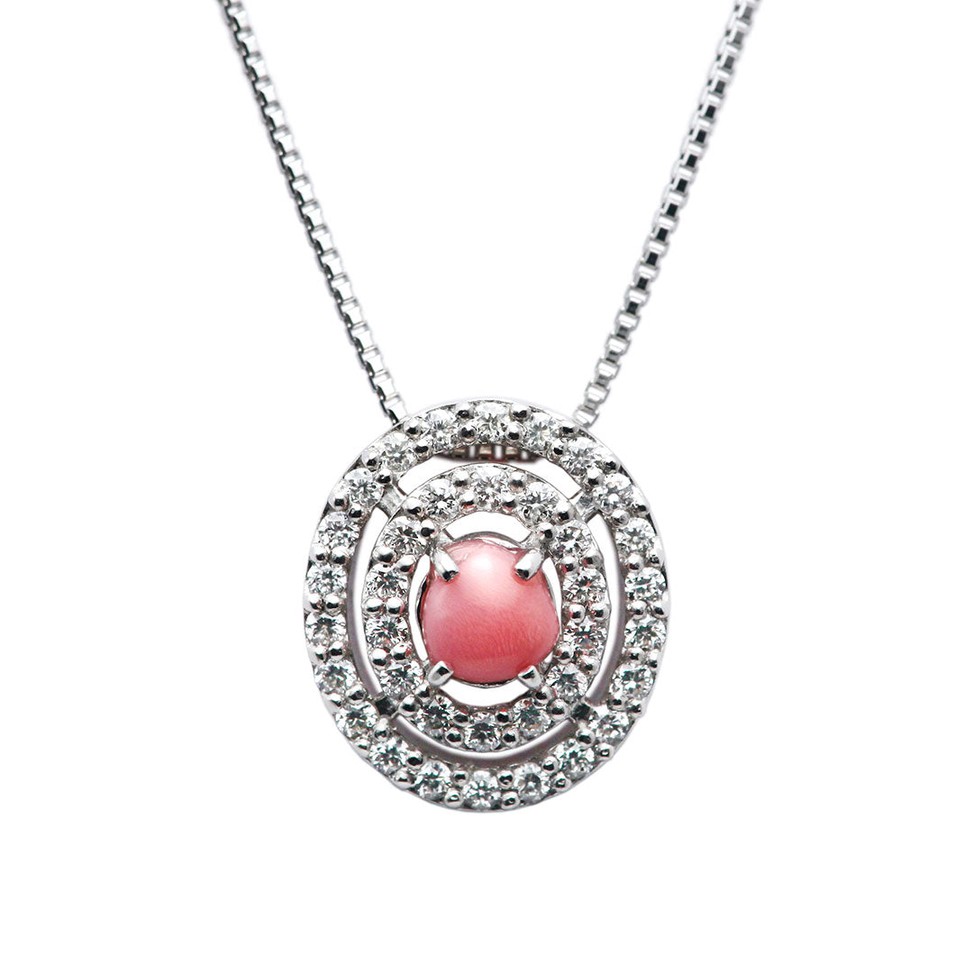 Conch Pearl Pendant Necklace | PX05474