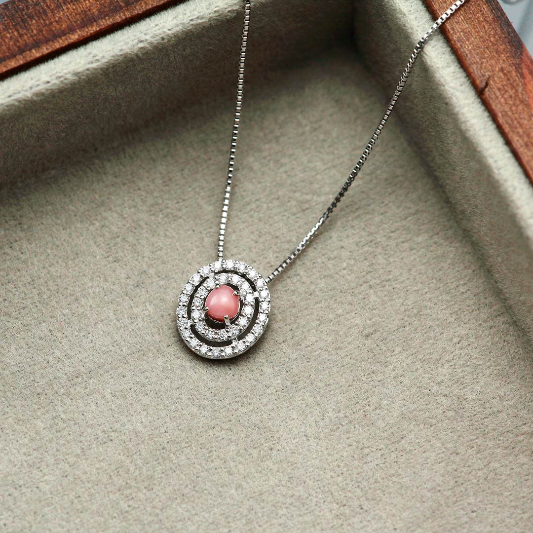 Conch pearl pendant necklace ｜ PX05474