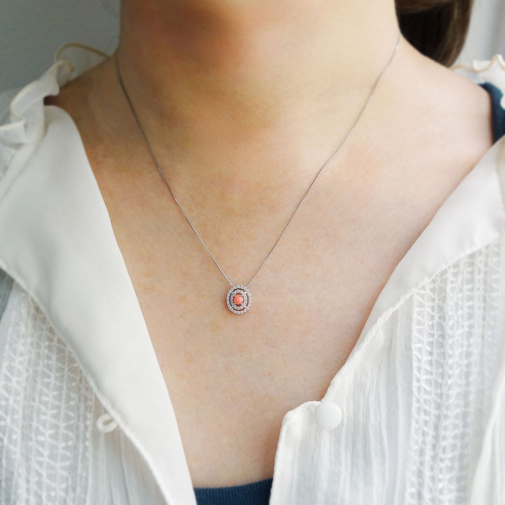 Conch pearl pendant necklace ｜ PX05474