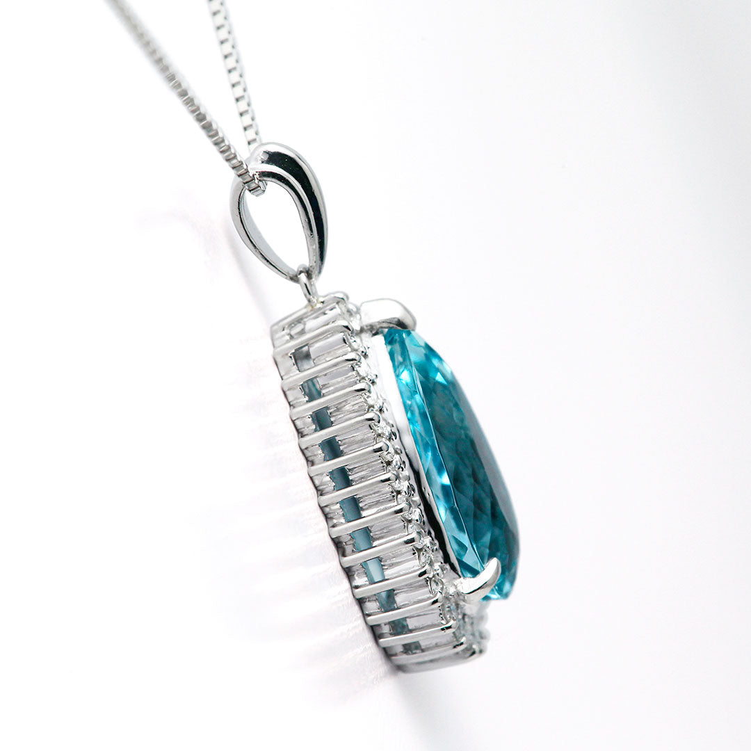 アクアマリン(サンタマリア） ネックレス ｜ PX05481 – 大阪心斎橋 宝