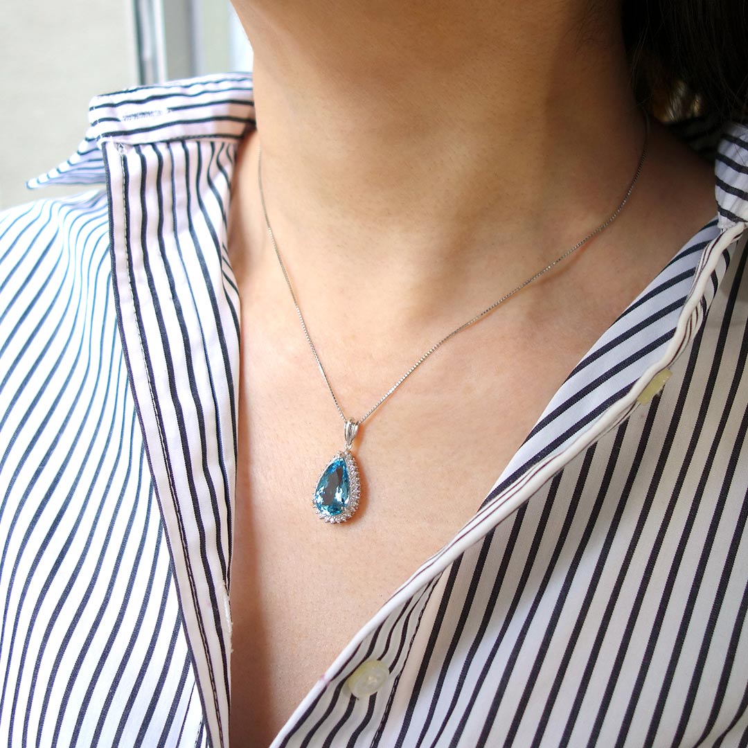 アクアマリン(サンタマリア） ネックレス ｜ PX05481