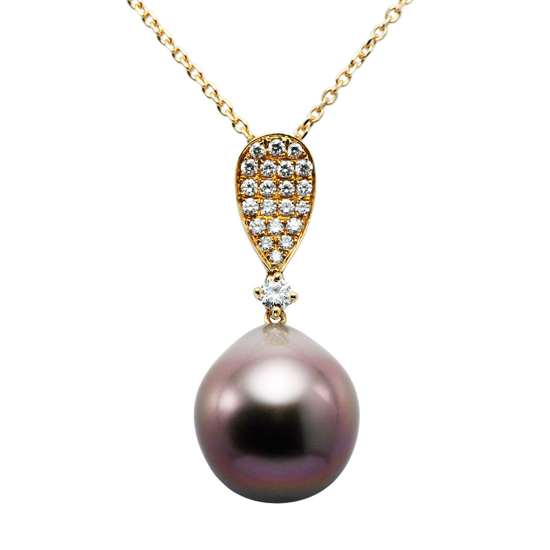 South Sea Black Pearl Pendant Necklace | PX05483