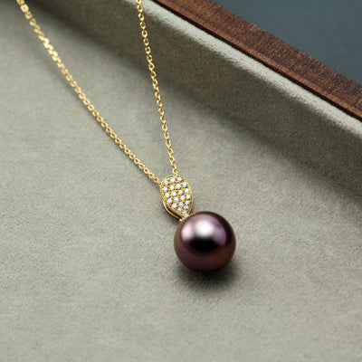 South Sea Black Pearl Pendant Necklace | PX05483