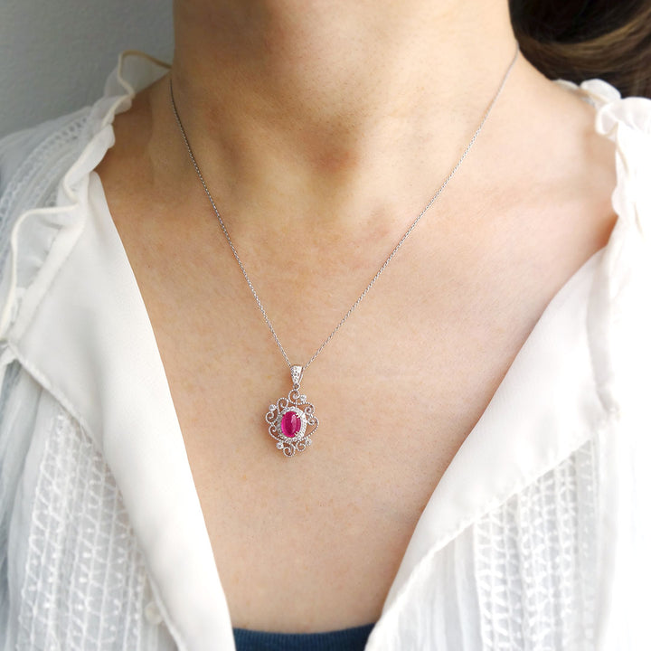 ルビー ネックレス ｜ PX05487