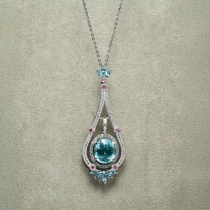 アクアマリン＆ピンクトルマリン ペンダントトップ ｜ PX05491