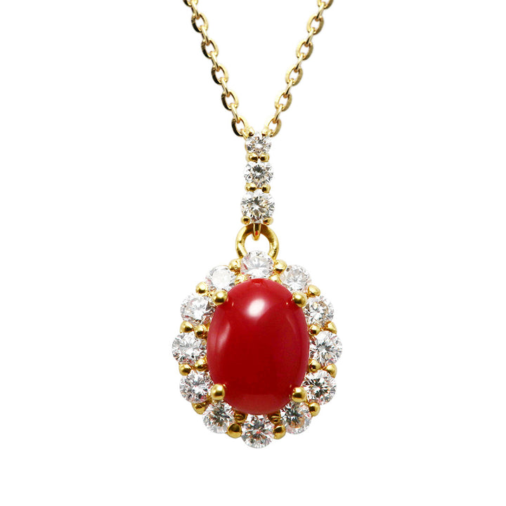 Coral pendant necklace ｜ PX05502