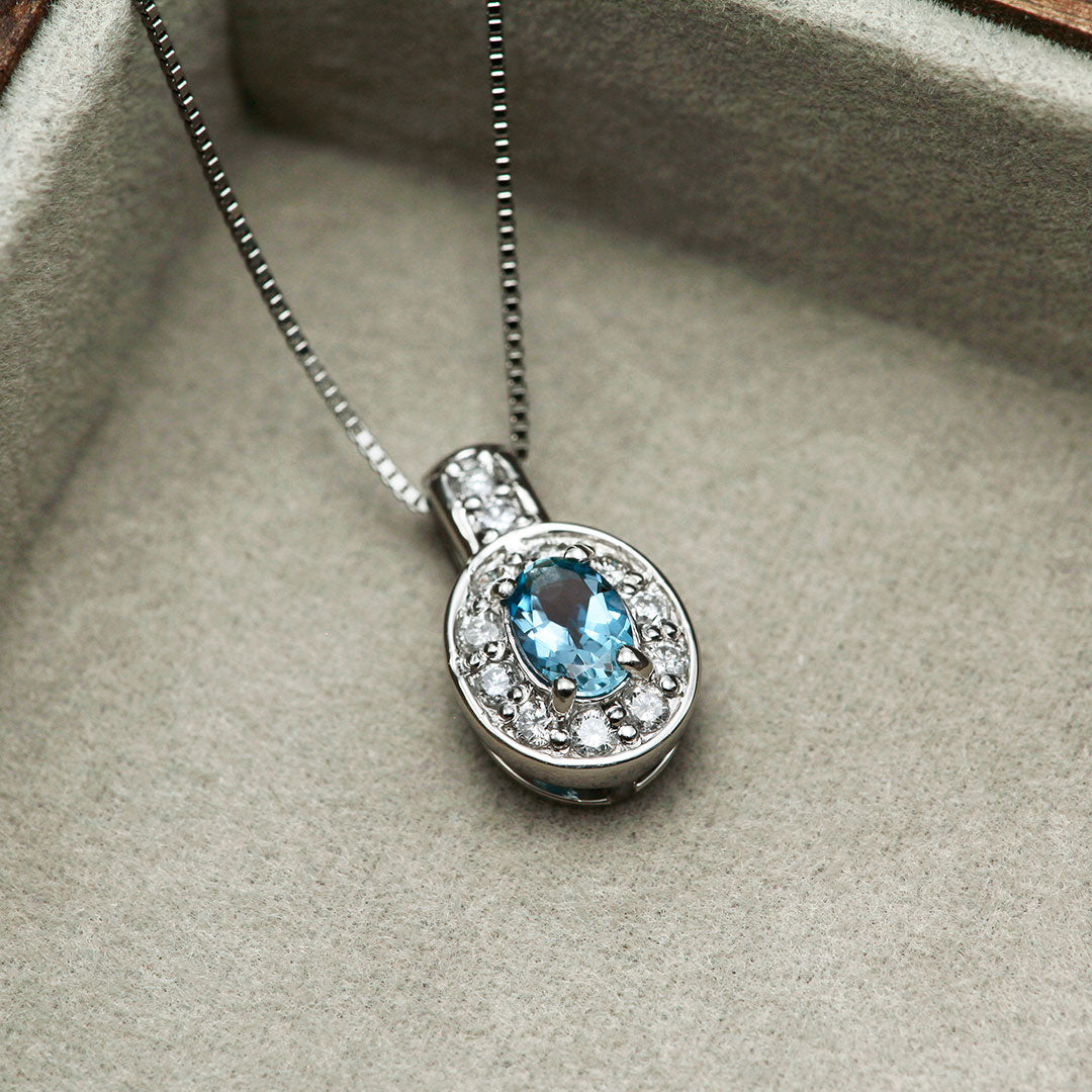 <tc>Aquamarine Necklace ｜ PX05517</tc>