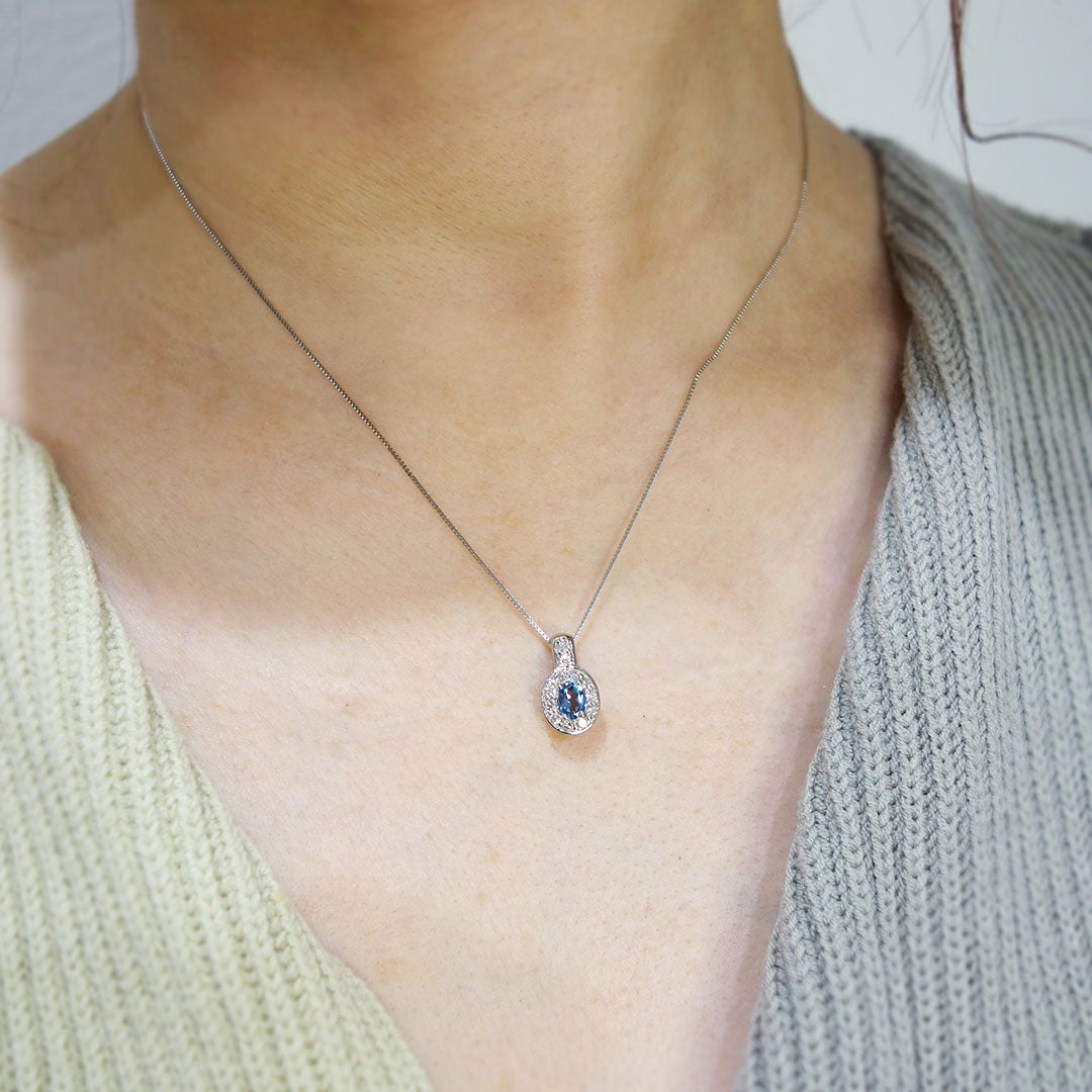 <tc>Aquamarine Necklace ｜ PX05517</tc>