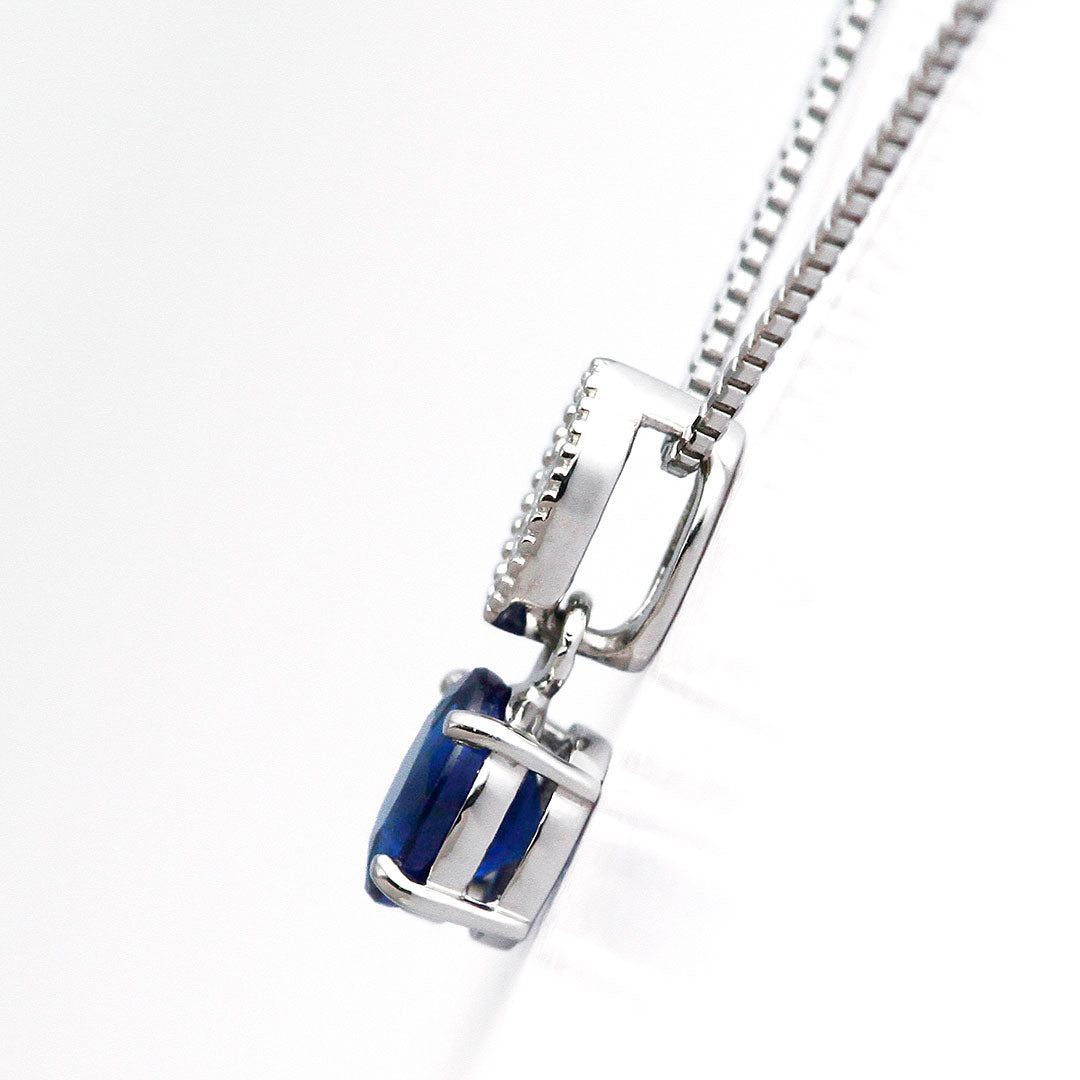 <tc>Royal blue sapphire pendant necklace ｜ PX05528</tc>