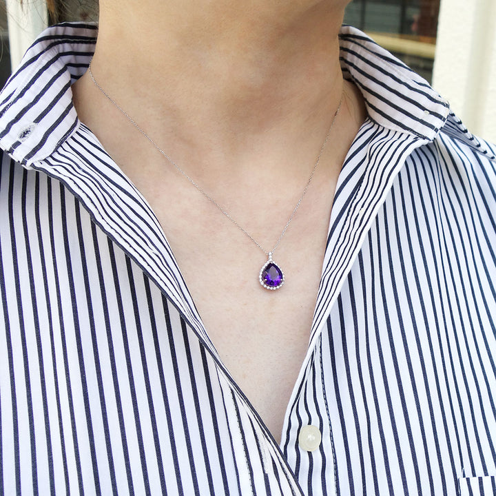 <tc>Amethyst Necklace ｜ PX05536</tc>