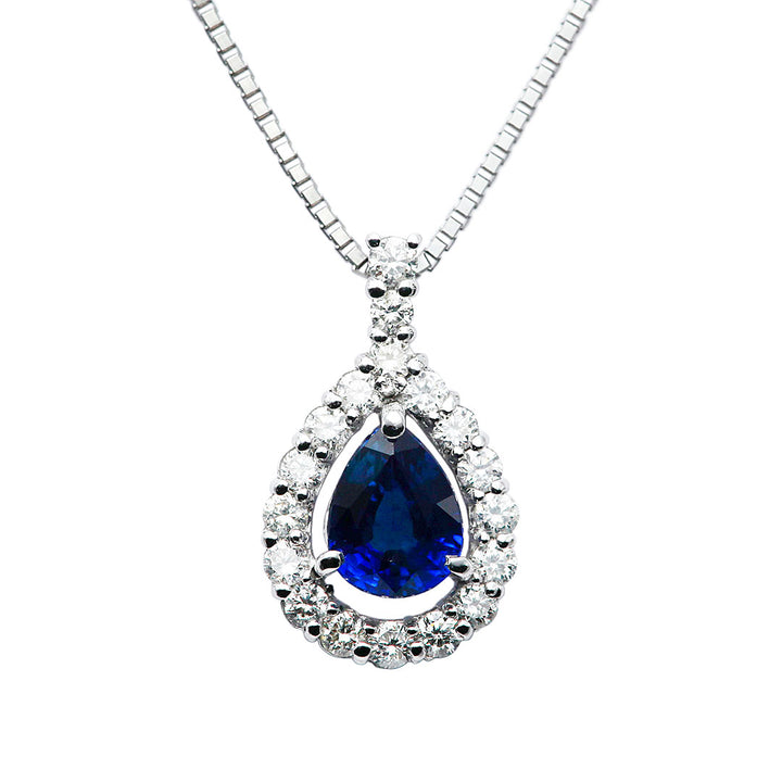 <tc>Royal blue Sapphire Pendant necklace ｜ PX05538</tc>