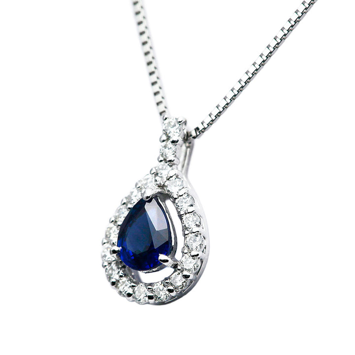 <tc>Royal blue Sapphire Pendant necklace ｜ PX05538</tc>