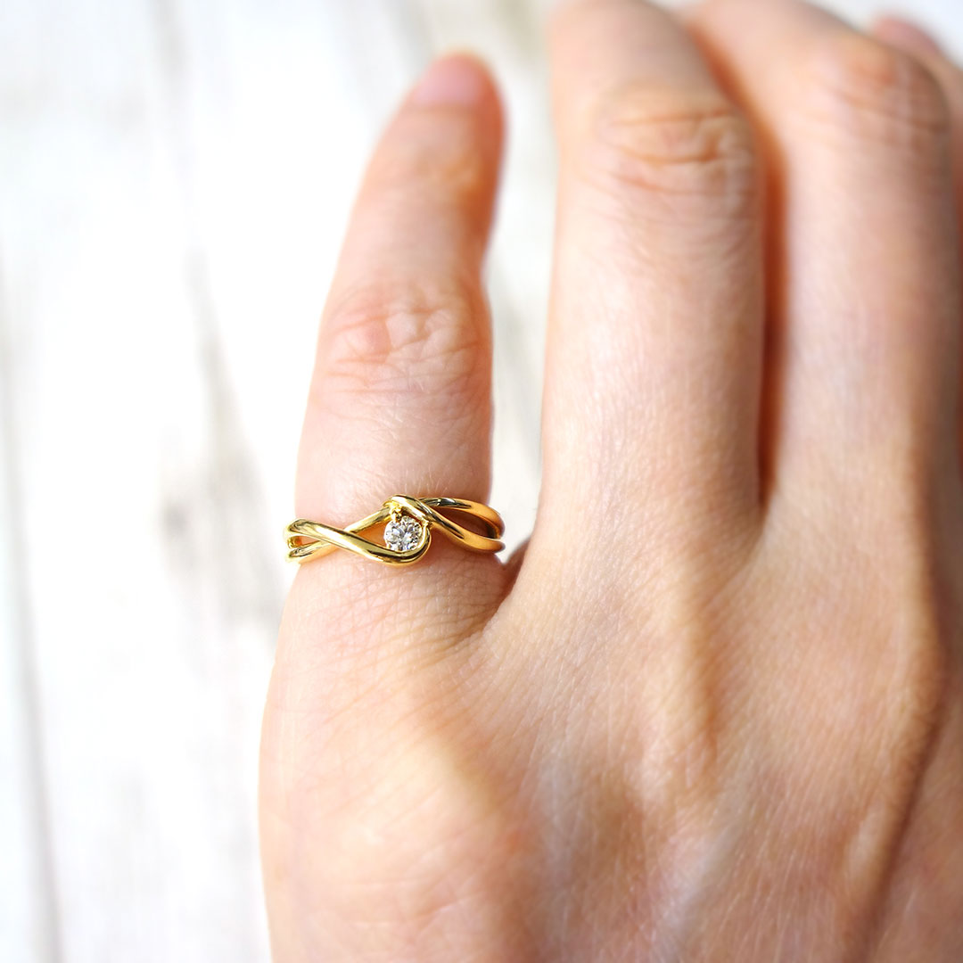 ダイヤモンド  ピンキーリング（指輪） ｜ RD03013