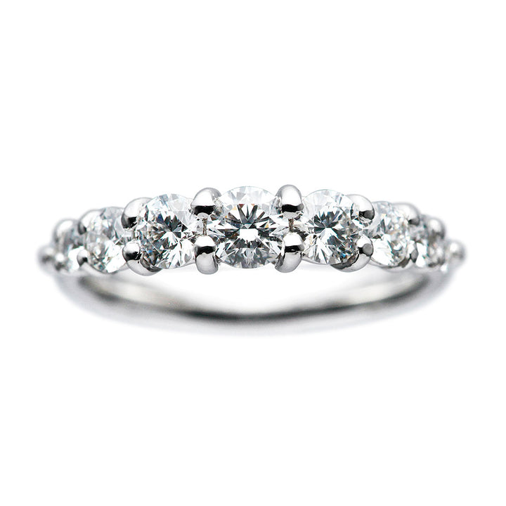 Diamond half eternity ring | RD03109