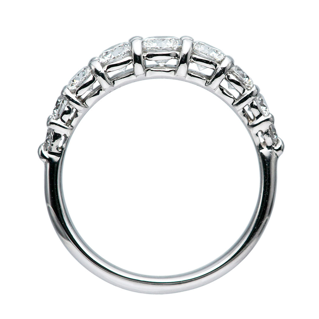 Diamond half eternity ring | RD03109
