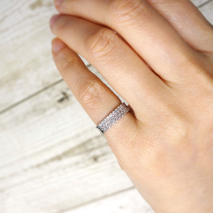Diamond pave pinky ring | RD03156