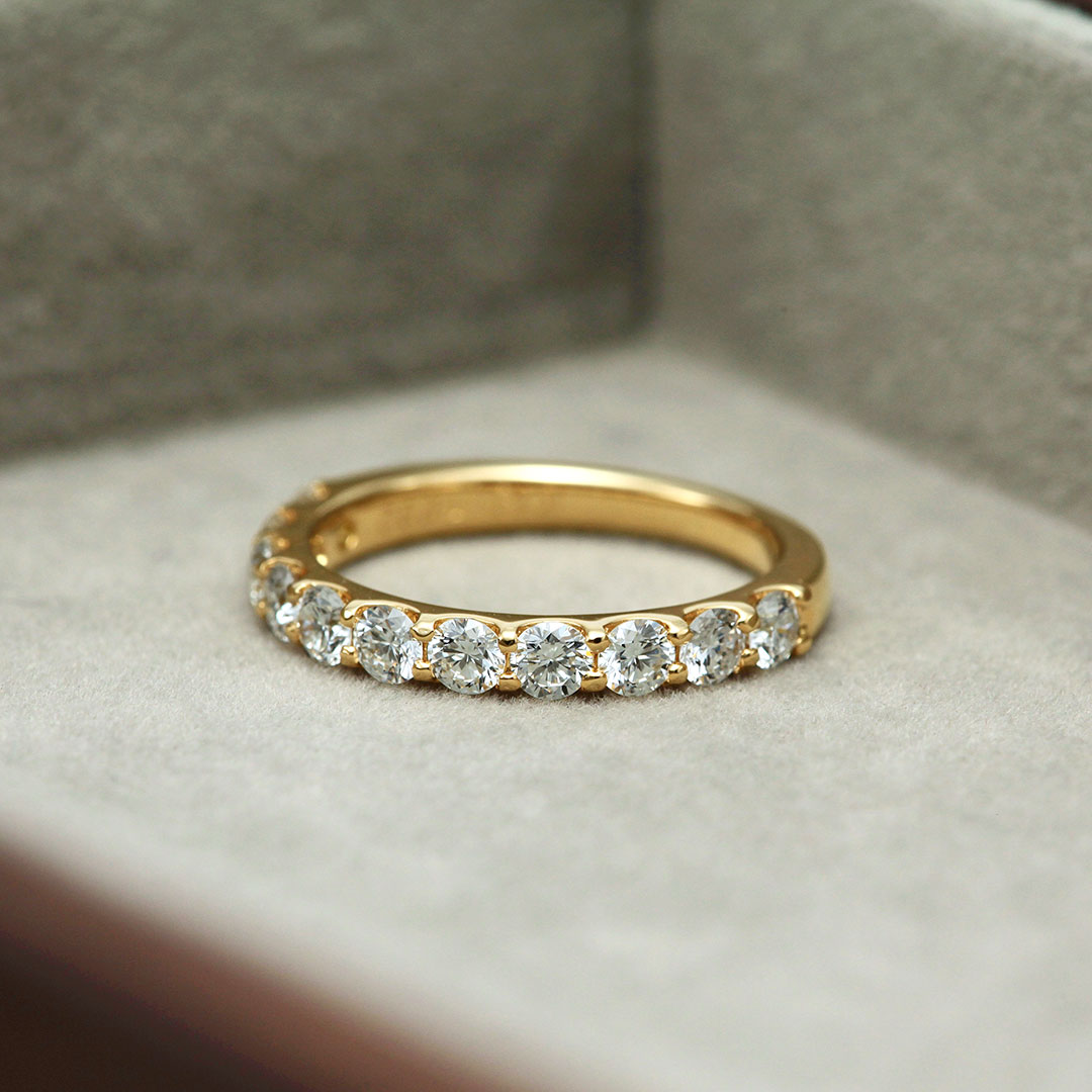 Diamond half eternity ring | RD03252