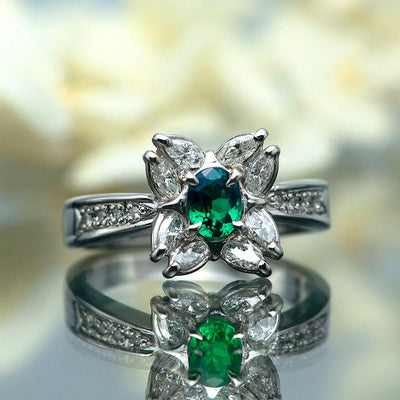 Oil-free emerald ring | RE00483