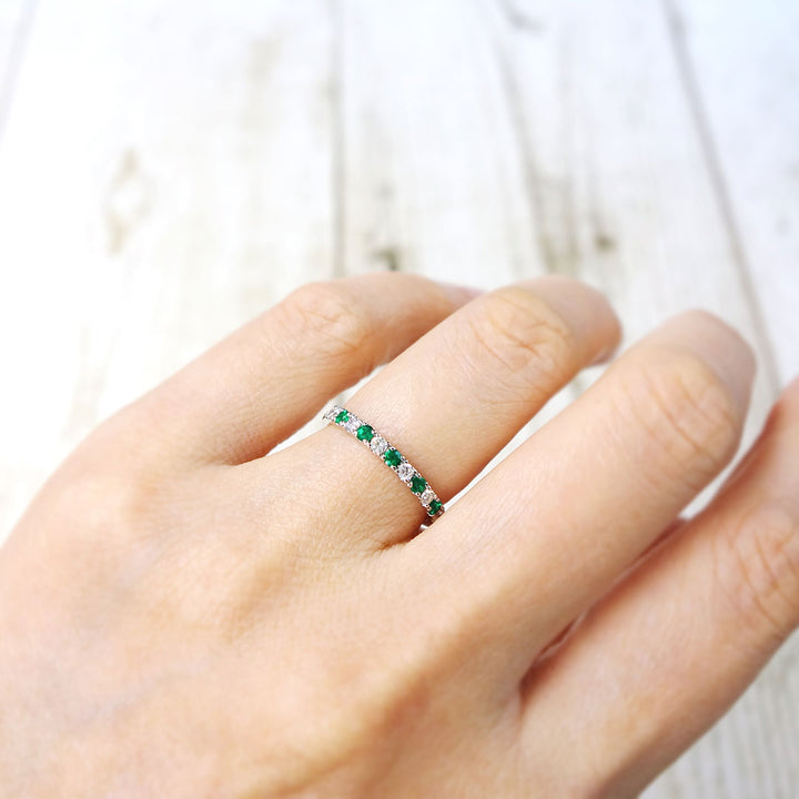 エメラルド エタニティリング（指輪） ｜ RE00492