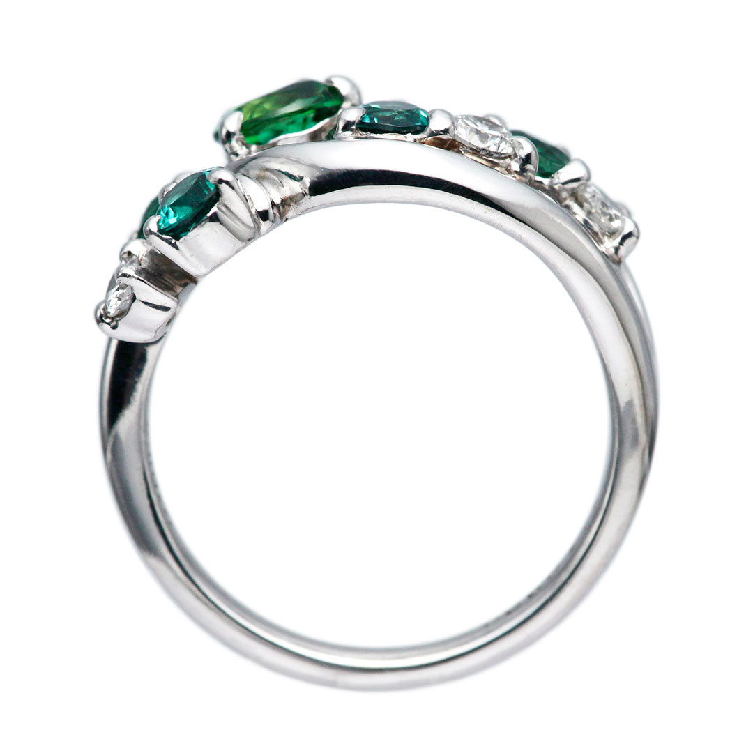 Green & Blue Tourmaline Ring ｜ RM03706