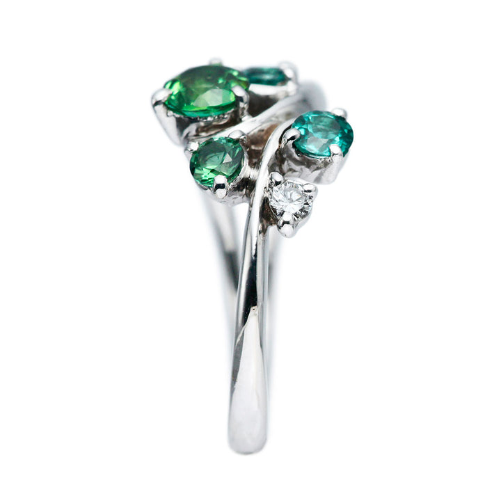 Green & Blue Tourmaline Ring ｜ RM03706