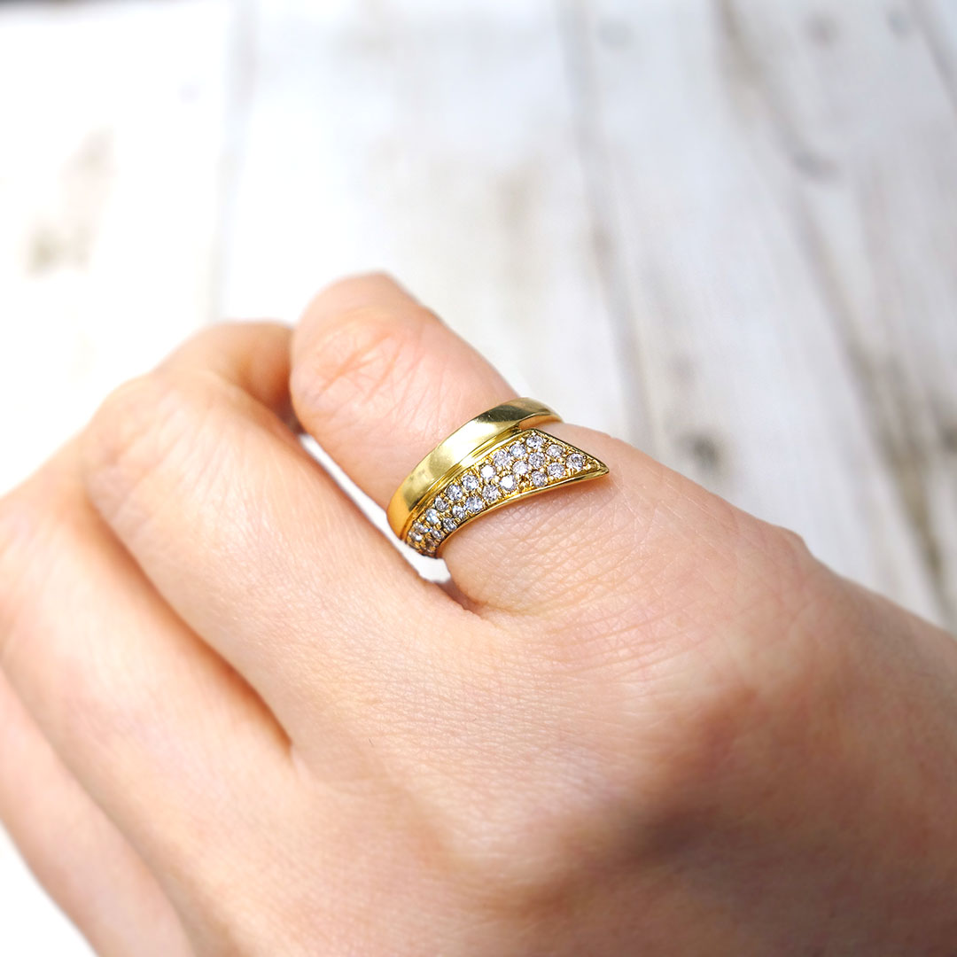 Diamond Pavé Pinky Ring | RM03727