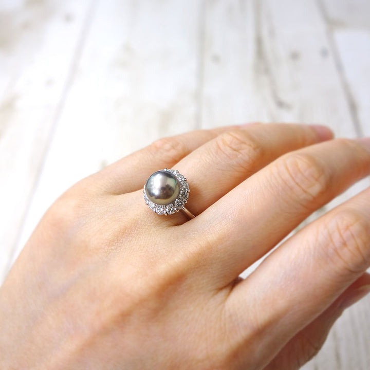 南洋黒蝶真珠 リング（指輪） ｜ RP00522